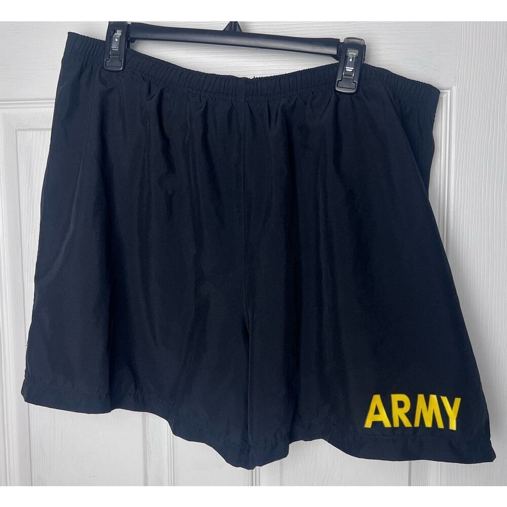 Army Athletic Training Running Shorts Lined Drawstring Size X Large